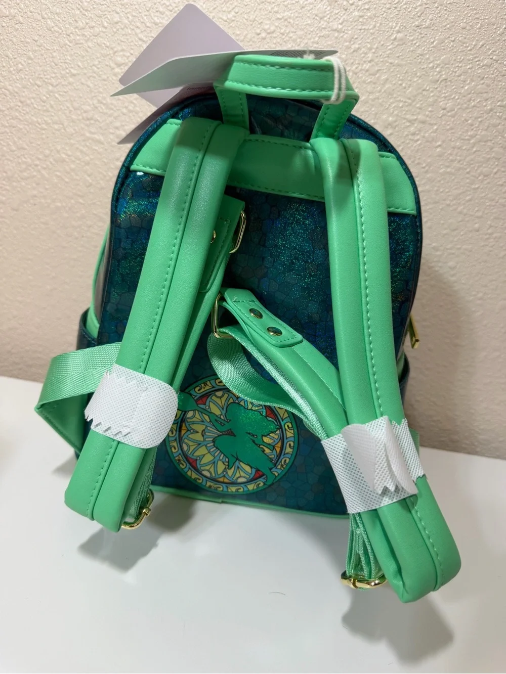 Loungefly Moana Holographic Teal Green Mini Backpack
